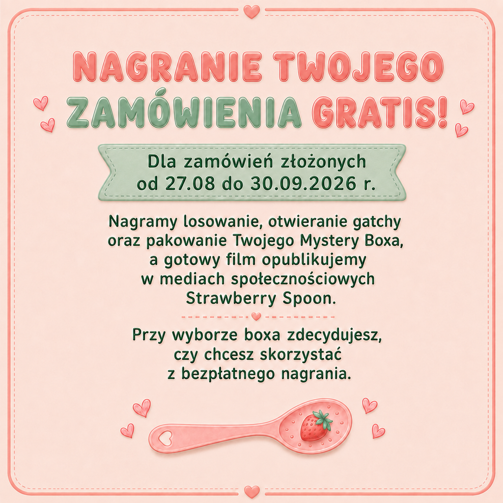 Strawberry Spoon Mystery Box dla dziewczynki